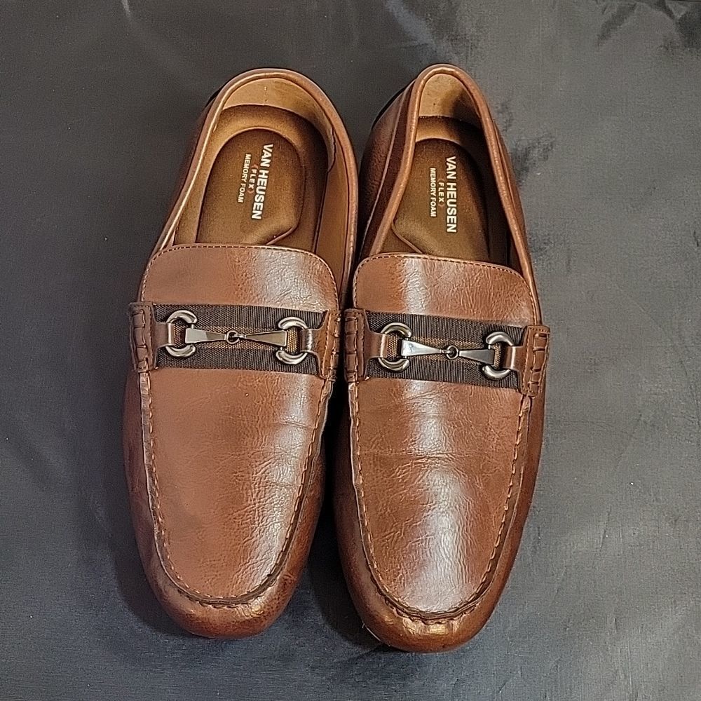 Van Heusen Rurus Flex Memory Foam Slip-On Leather… - image 3